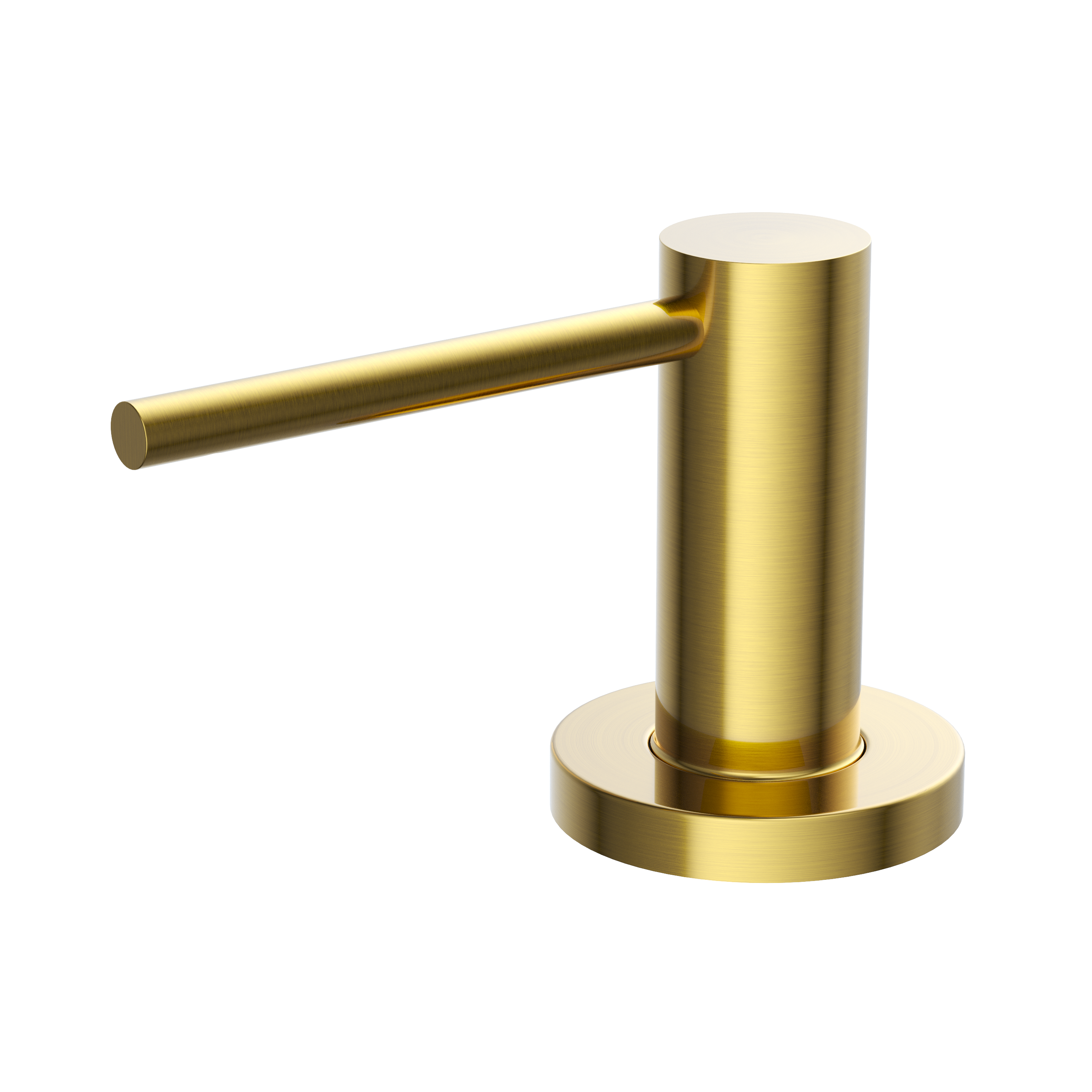 Dozownik prestige na płyn brush gold do zlewozmywaka granitowego